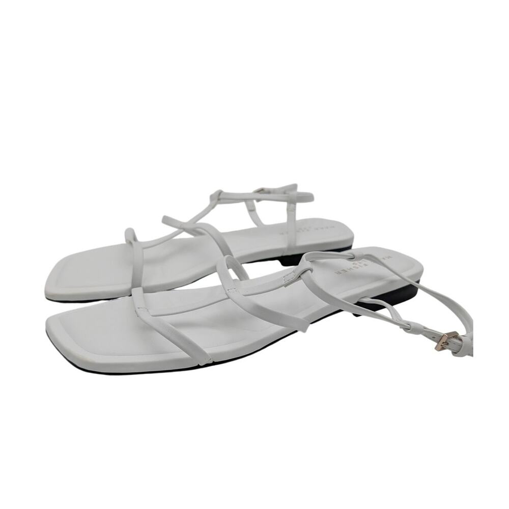 Marc Fisher Marris Open Square Toe Strappy Flat Sandals Women's Size US8.5M EU39